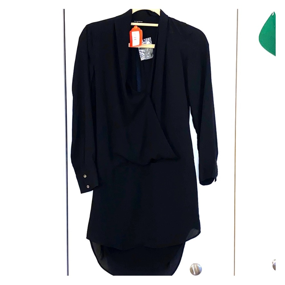 Olivaceous black shirt dress xs